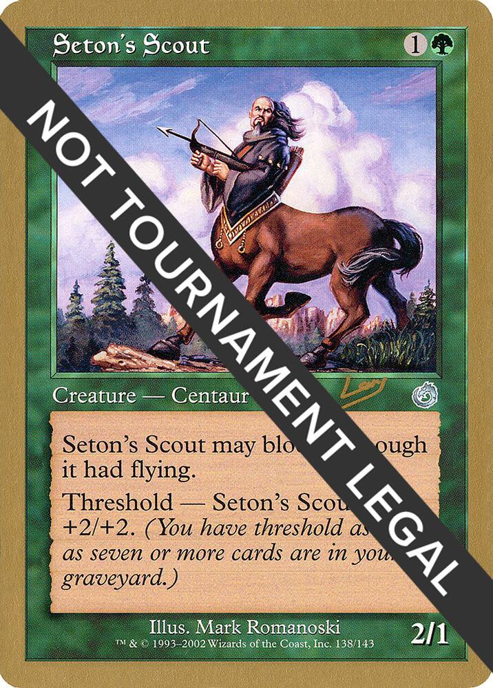 Setons Scout 2002 Raphael Levy TOR rl138/153 (World Championship Decks)  | Good Games Modbury