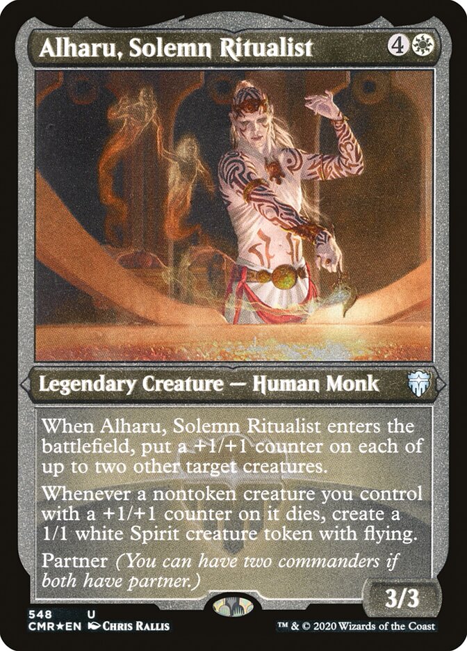 Alharu, Solemn Ritualist (Etched) [Commander Legends] | Good Games Modbury