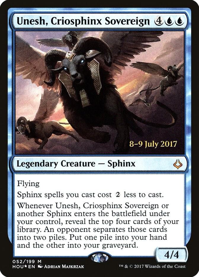 Unesh Criosphinx Sovereign 52s/62 (Prerelease Cards)  - Foil | Good Games Modbury