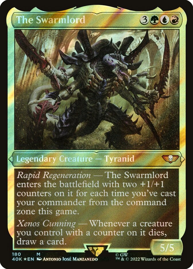 The Swarmlord (Display Commander) (Surge Foil) [Universes Beyond: Warhammer 40,000] | Good Games Modbury