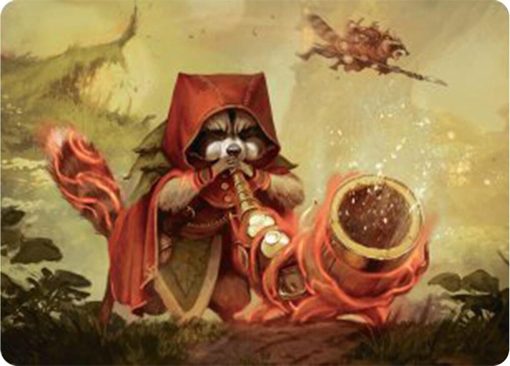 Raccoon Rallier Art Card 20 (Art Series: Bloomburrow)  | Good Games Modbury