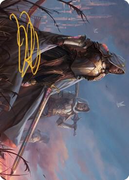 Danitha Benalias Hope Art Card Gold Stamped Signature 6 (Art Series: Dominaria United)  | Good Games Modbury