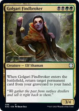 Golgari Findbroker 86/1 (Commander: Kaldheim)  | Good Games Modbury