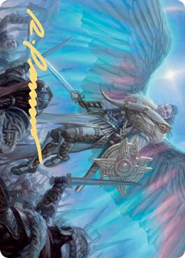 Resplendent Marshal Art Card Gold Stamped Signature 4 (Art Series: Kaldheim)  | Good Games Modbury