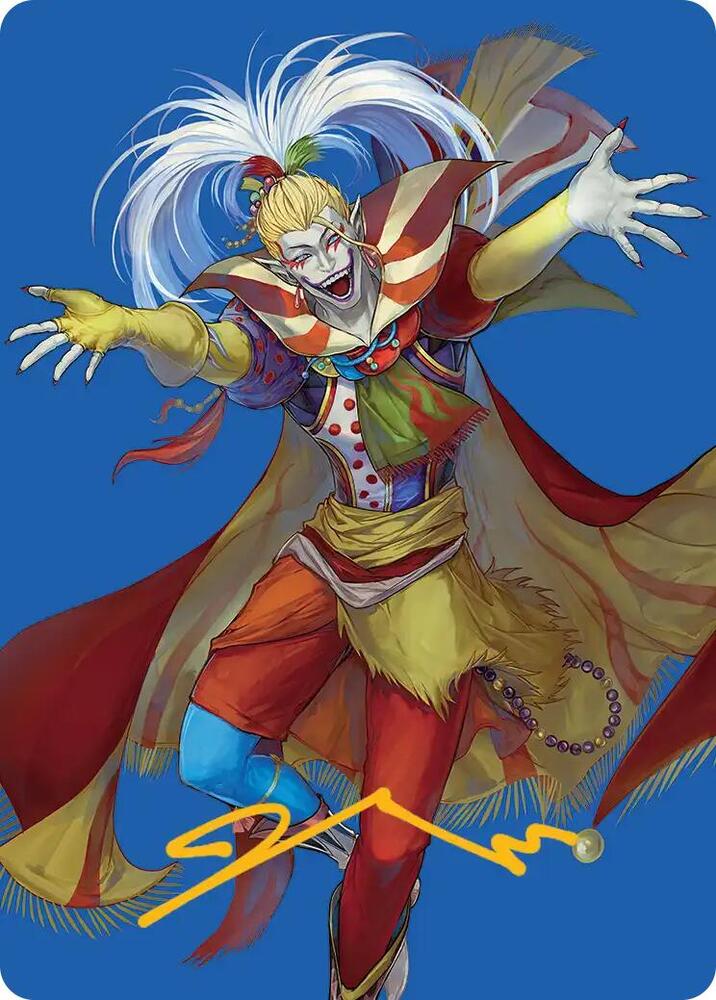 Kefka Court Mage Art Card Gold Stamped Signature 46 (Art Series: FINAL FANTASY)  | Good Games Modbury