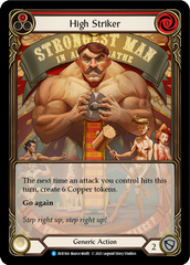 High Striker (Red) [EVR164] (Everfest)  1st Edition Extended Art Rainbow Foil | Good Games Modbury