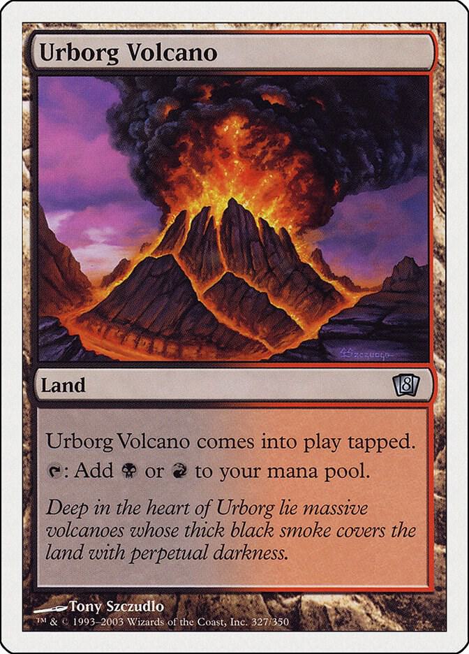 Urborg Volcano 327/350 (8th Edition)  | Good Games Modbury