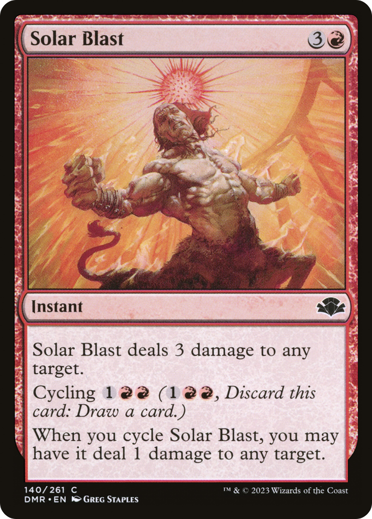 Solar Blast [Dominaria Remastered] | Good Games Modbury