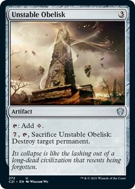 Unstable Obelisk 272/81 (Commander 2021)  | Good Games Modbury