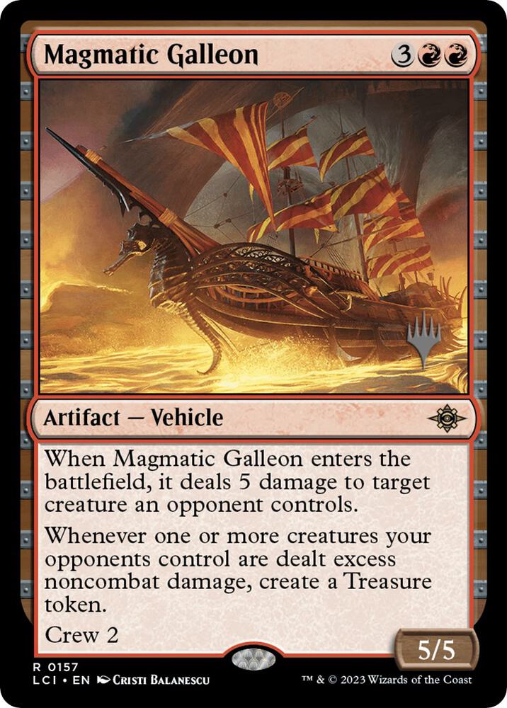 Magmatic Galleon 157p/138 (Promo Pack: The Lost Caverns of Ixalan)  | Good Games Modbury