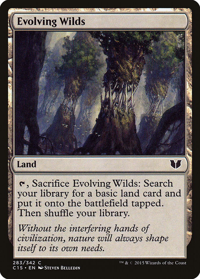 Evolving Wilds [Commander 2015] | Good Games Modbury
