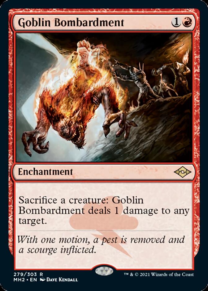 Goblin Bombardment (Foil Etched) [Modern Horizons 2] | Good Games Modbury