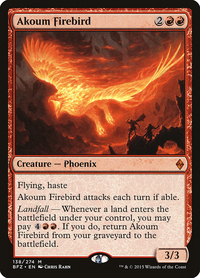 Akoum Firebird 138/274 (Battle for Zendikar)  | Good Games Modbury