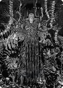 Nissa Ascended Animist Art Card 74 (Art Series: Phyrexia: All Will Be One)  | Good Games Modbury
