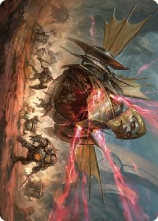 Liberator Urzas Battlethopter Art Card 44 (Art Series: The Brothers' War)  | Good Games Modbury