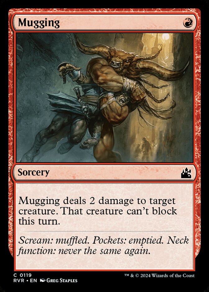 Mugging 119/291 (Ravnica Remastered)  - Foil | Good Games Modbury