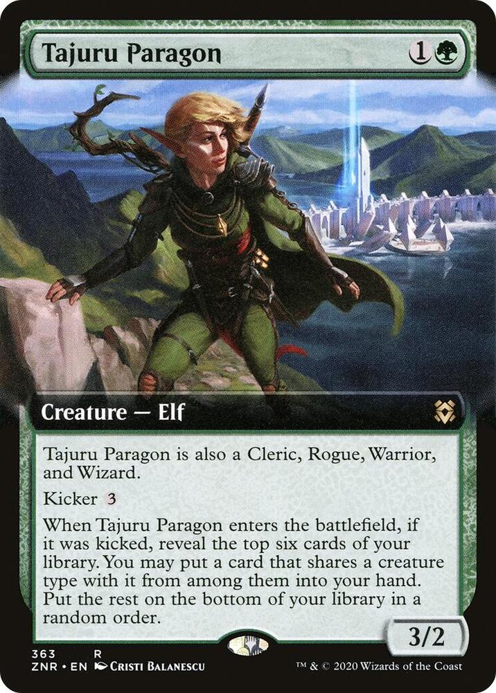 Tajuru Paragon 363/280 (Zendikar Rising)  - Extended Art Foil | Good Games Modbury