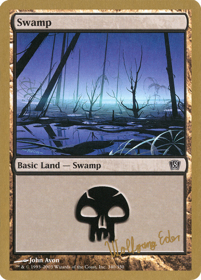 Swamp (we340) (Wolfgang Eder) [World Championship Decks 2003] | Good Games Modbury