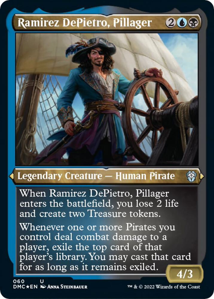 Ramirez DePietro, Pillager 60 (Commander: Dominaria United)  - Etched Foil | Good Games Modbury