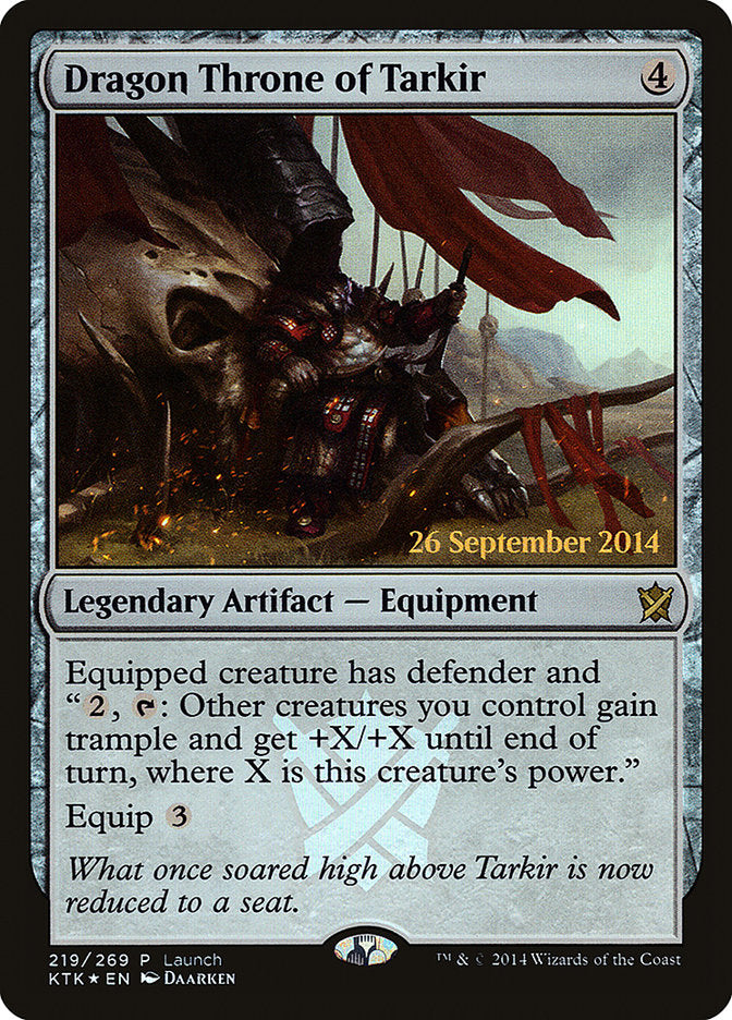 Dragon Throne of Tarkir (Launch) [Khans of Tarkir Prerelease Promos] | Good Games Modbury
