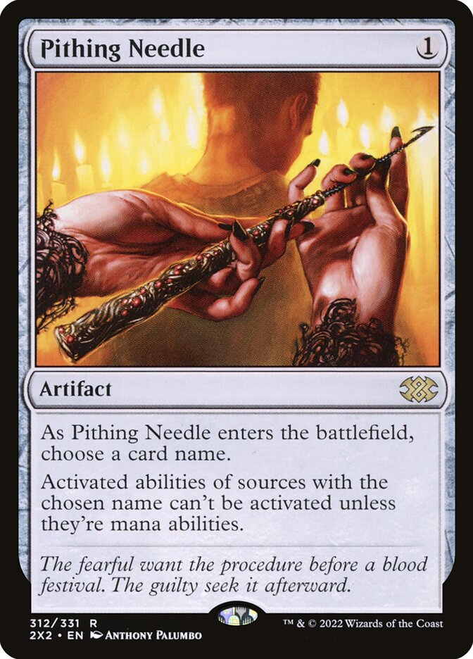 Pithing Needle 312/331 (Double Masters 2022)  | Good Games Modbury