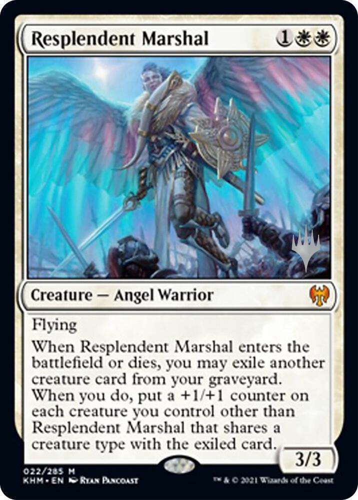 Resplendent Marshal 22p/1 (Promo Pack: Kaldheim)  - Foil | Good Games Modbury