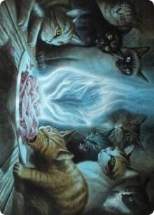 Cant Stay Away Art Card 56 (Art Series: Innistrad: Midnight Hunt)  | Good Games Modbury