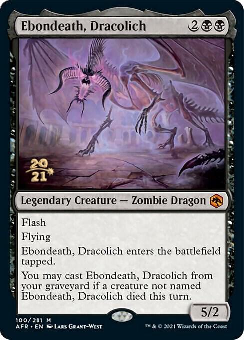 Ebondeath Dracolich 100s/241 (Prerelease Cards)  - Foil | Good Games Modbury