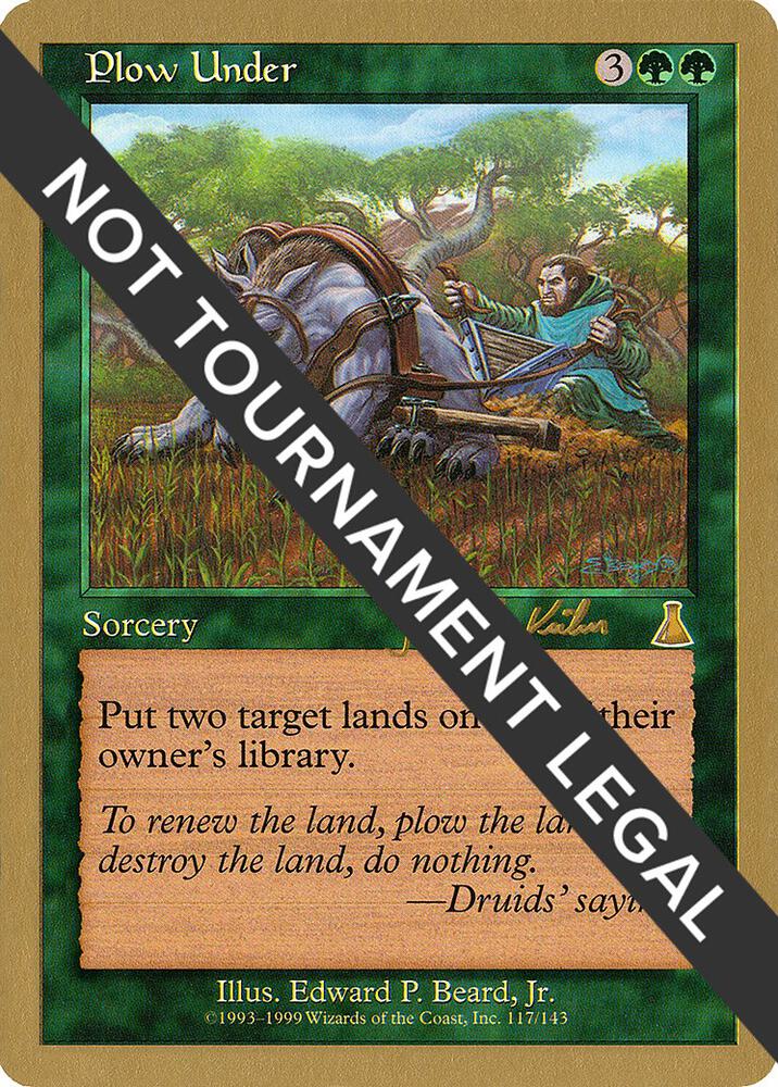 Plow Under 2000 Janosch Kuhn UDS jk117/117 (World Championship Decks)  | Good Games Modbury