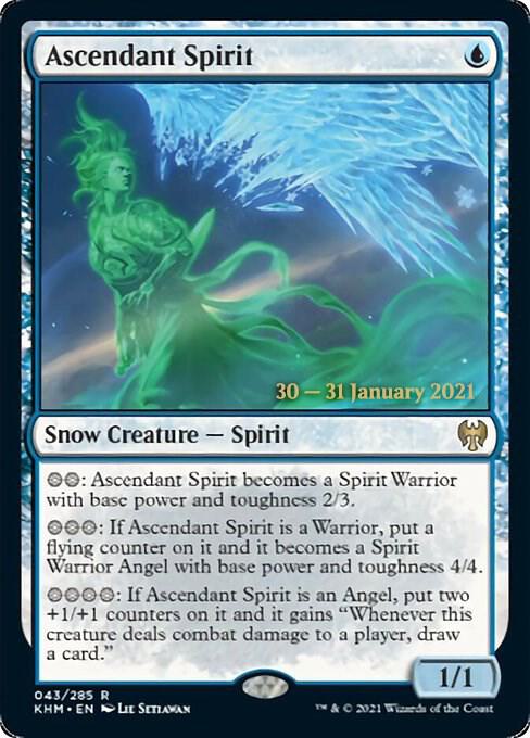 Ascendant Spirit 43s/1 (Prerelease Cards)  - PreRelease Foil | Good Games Modbury