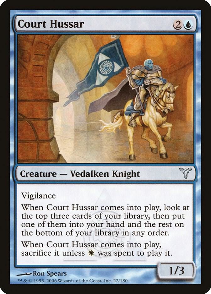 Court Hussar 22/180 (Dissension)  - Foil | Good Games Modbury