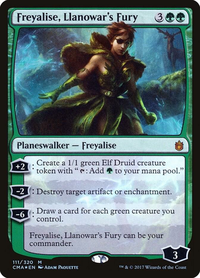 Freyalise, Llanowar's Fury 111/320 (Commander Anthology)  - Foil | Good Games Modbury