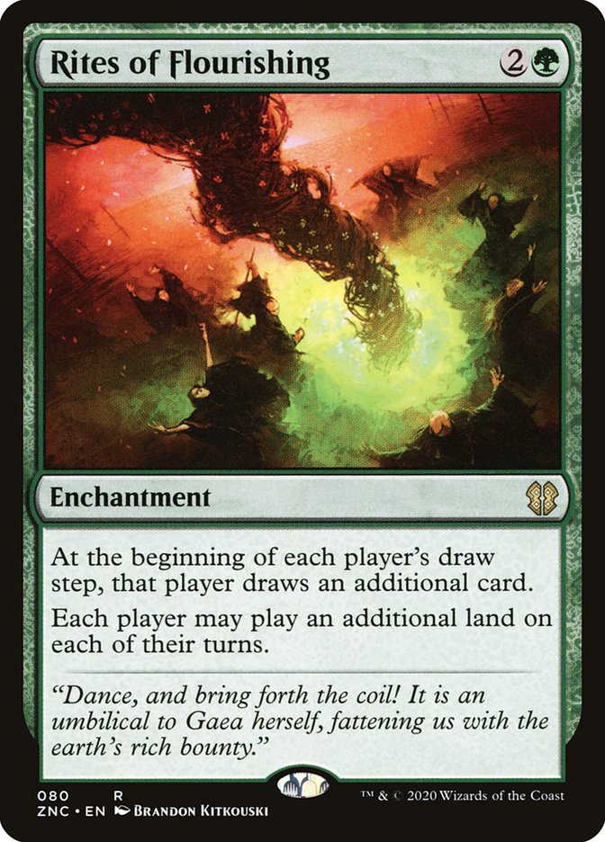 Rites of Flourishing 80 (Commander: Zendikar Rising)  | Good Games Modbury
