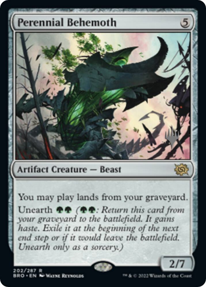 Perennial Behemoth 202 (Promo Pack: The Brothers' War)  - Foil | Good Games Modbury