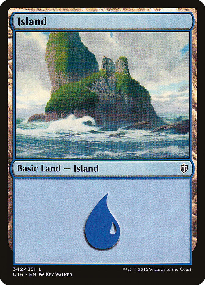 Island (342) [Commander 2016] | Good Games Modbury