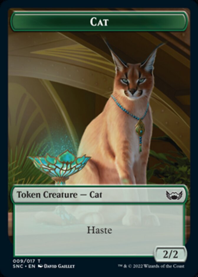 Cat // Angel Double-Sided Token [Streets of New Capenna Tokens] | Good Games Modbury