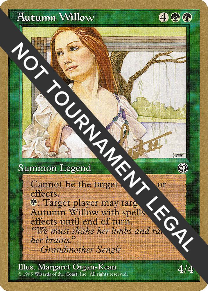 Autumn Willow 1996 Bertrand Lestree HML bl83/308 (World Championship Decks)  | Good Games Modbury