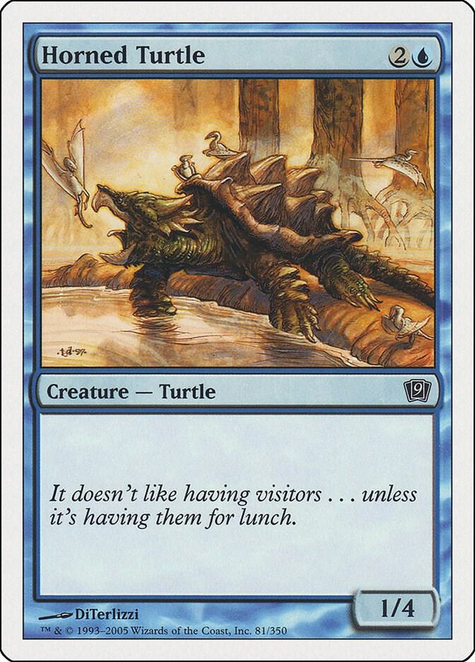 Horned Turtle 81/350 (9th Edition)  | Good Games Modbury
