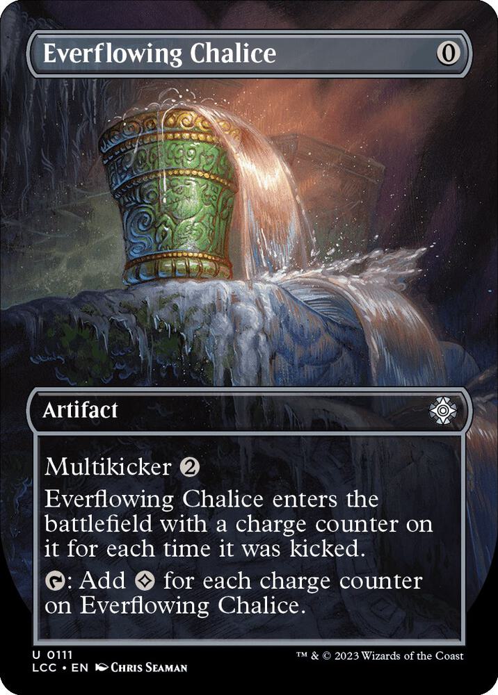 Everflowing Chalice 111/370 (Commander: The Lost Caverns of Ixalan)  - Borderless Foil | Good Games Modbury