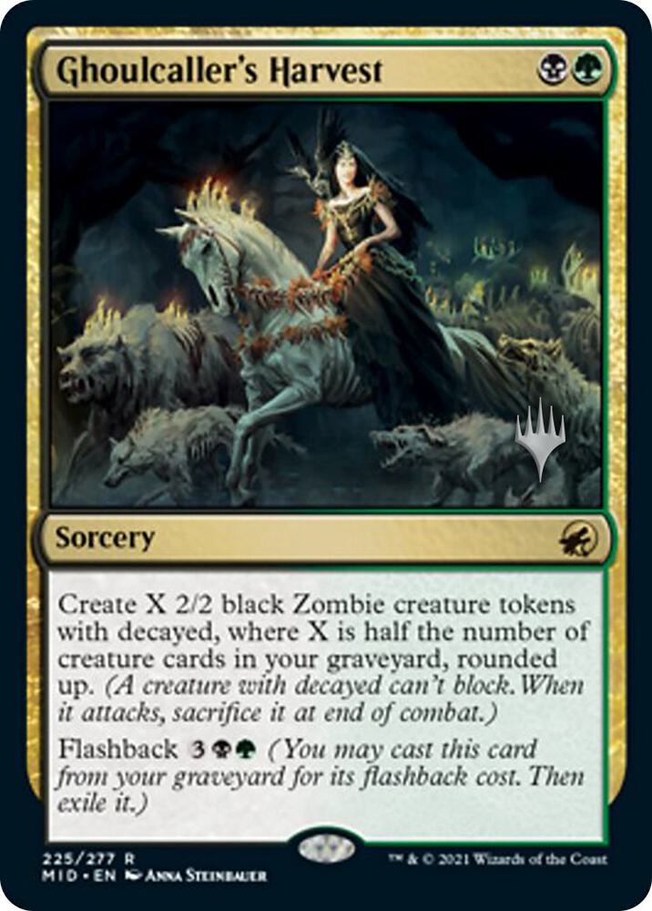 Ghoulcallers Harvest 225 (Promo Pack: Innistrad: Midnight Hunt)  - Foil | Good Games Modbury