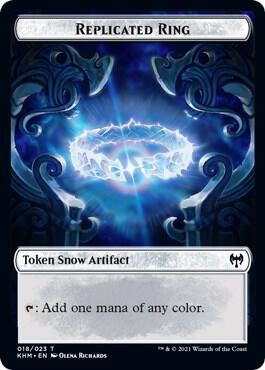 Replicated Ring Thopter Double Sided Token 18 // 8 (Commander: Kaldheim)  | Good Games Modbury