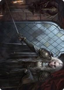 Thalia Guardian of Thraben Art Card 18 (Art Series: Innistrad: Crimson Vow)  | Good Games Modbury