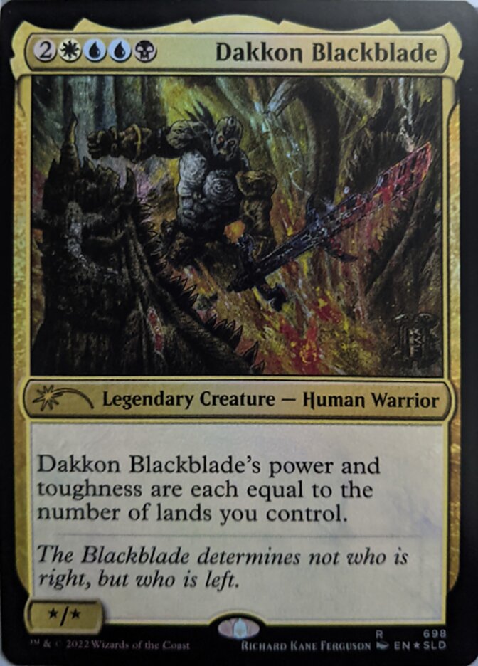 Dakkon Blackblade [Secret Lair Drop Promos] | Good Games Modbury