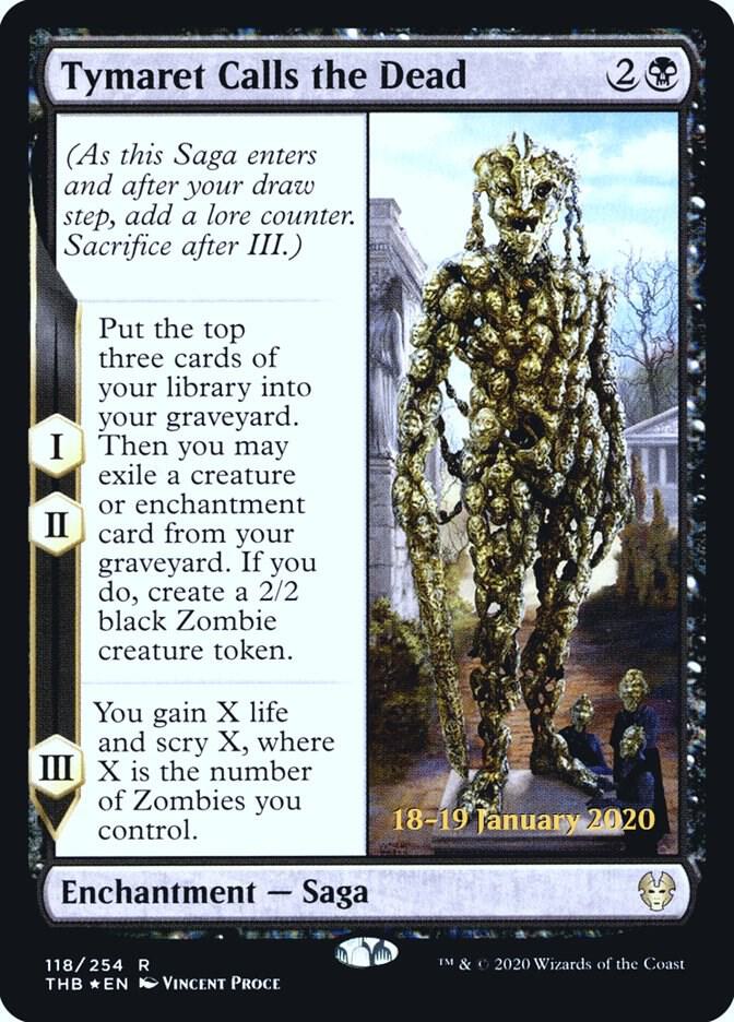 Tymaret Calls the Dead 118s/137 (Prerelease Cards)  - Foil | Good Games Modbury