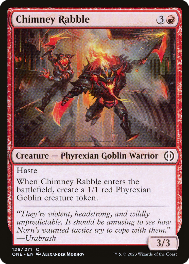 Chimney Rabble [Phyrexia: All Will Be One] | Good Games Modbury