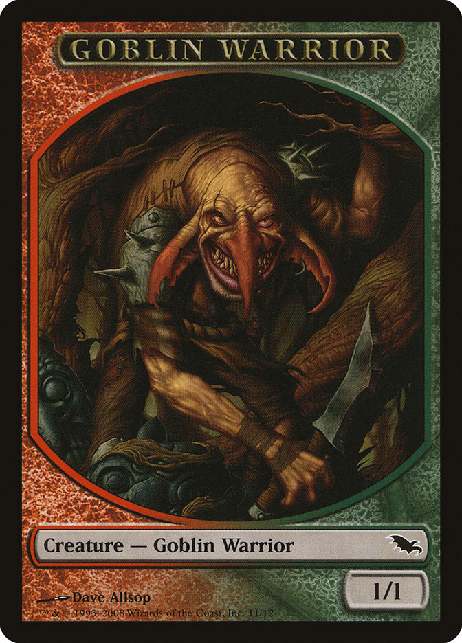 Goblin Warrior Token [Shadowmoor Tokens] | Good Games Modbury