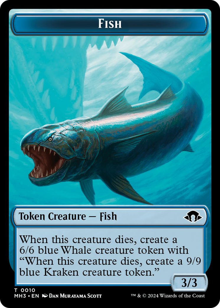 Servo // Fish Double-Sided Token [Modern Horizons 3 Tokens] | Good Games Modbury