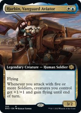 Harbin Vanguard Aviator Extended Art 355/287 (The Brothers' War)  | Good Games Modbury