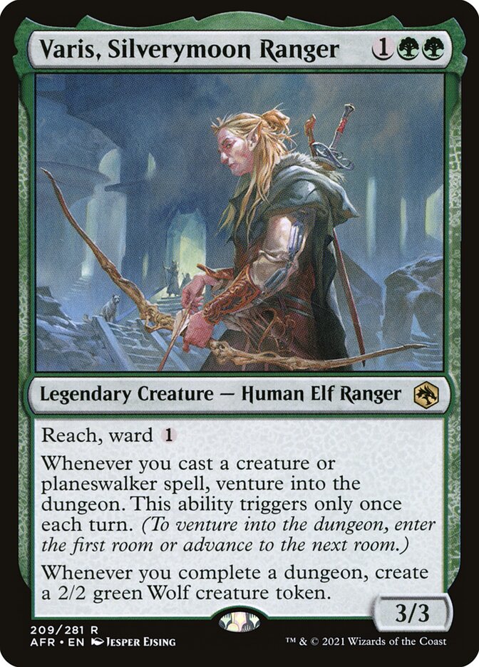 Varis, Silverymoon Ranger 209/281 (Adventures in the Forgotten Realms)  | Good Games Modbury