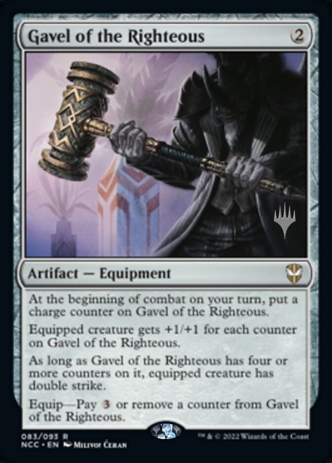 Gavel of the Righteous (Promo Pack) [Streets of New Capenna Commander Promos] | Good Games Modbury